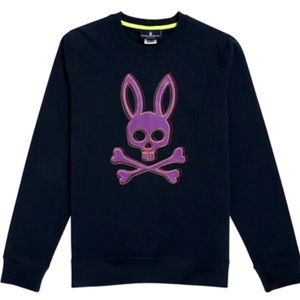 NWOT psycho, bunny, kids, navy crewneck sweatshirt XL